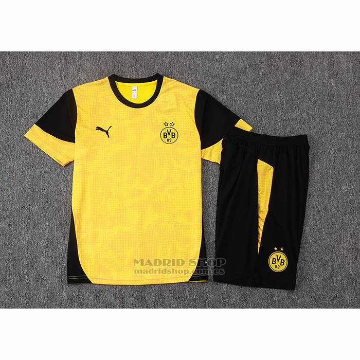 Chandal del Borussia Dortmund Manga Corta 2025-2026 Amarillo - Pantalon Corto